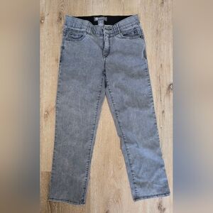 Democracy Women's Gray Straight Leg Jeans Ab Technology, Size 4